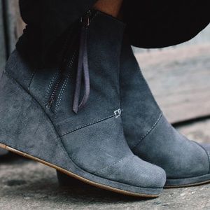 TOMS Desert Wedge High Bootie